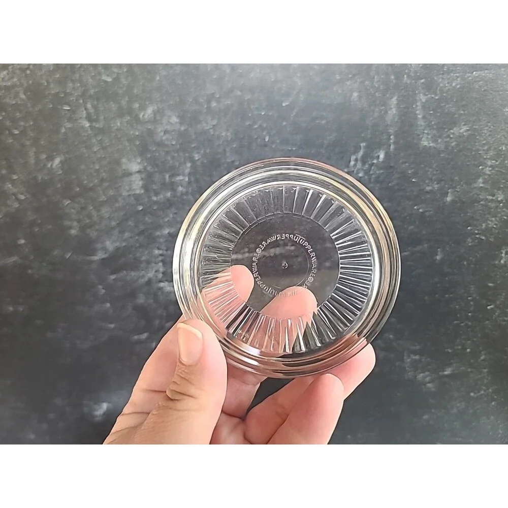 Tupperware Acrylic Clear Coasters Vintage, Set Of 7, READ Description